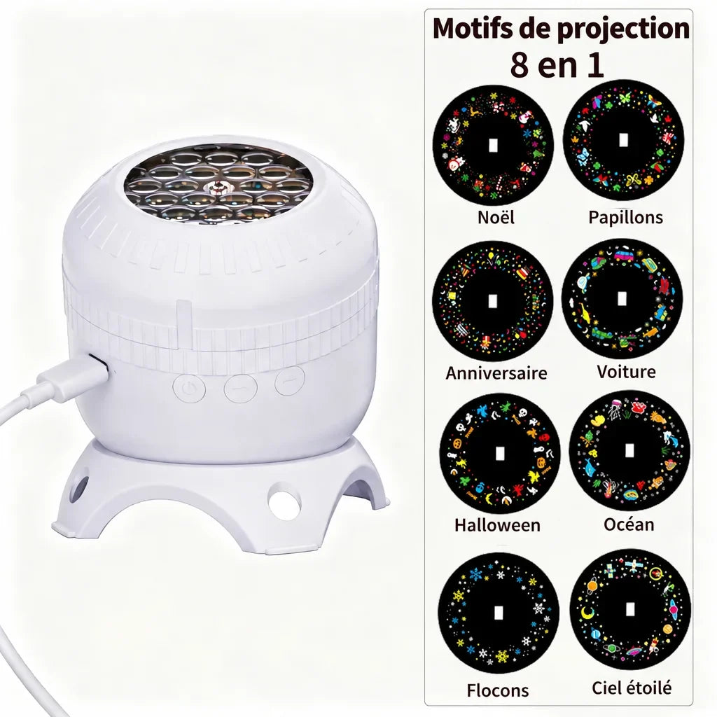 [Scale AI] mood_variant, Projecteur d’ambiance de Noël 8-en-1