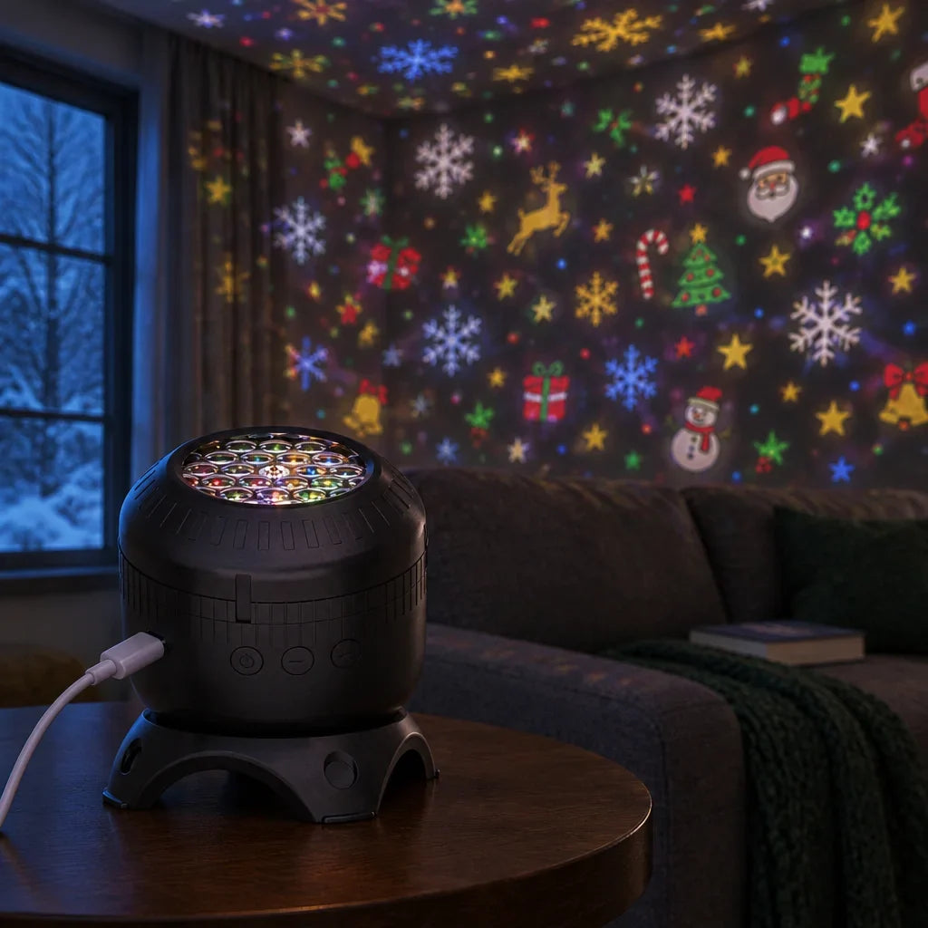 [Scale AI] lifestyle, Projecteur d’ambiance de Noël 8-en-1